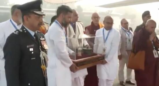 Devni Mori Relics Departs for Exposition in SL